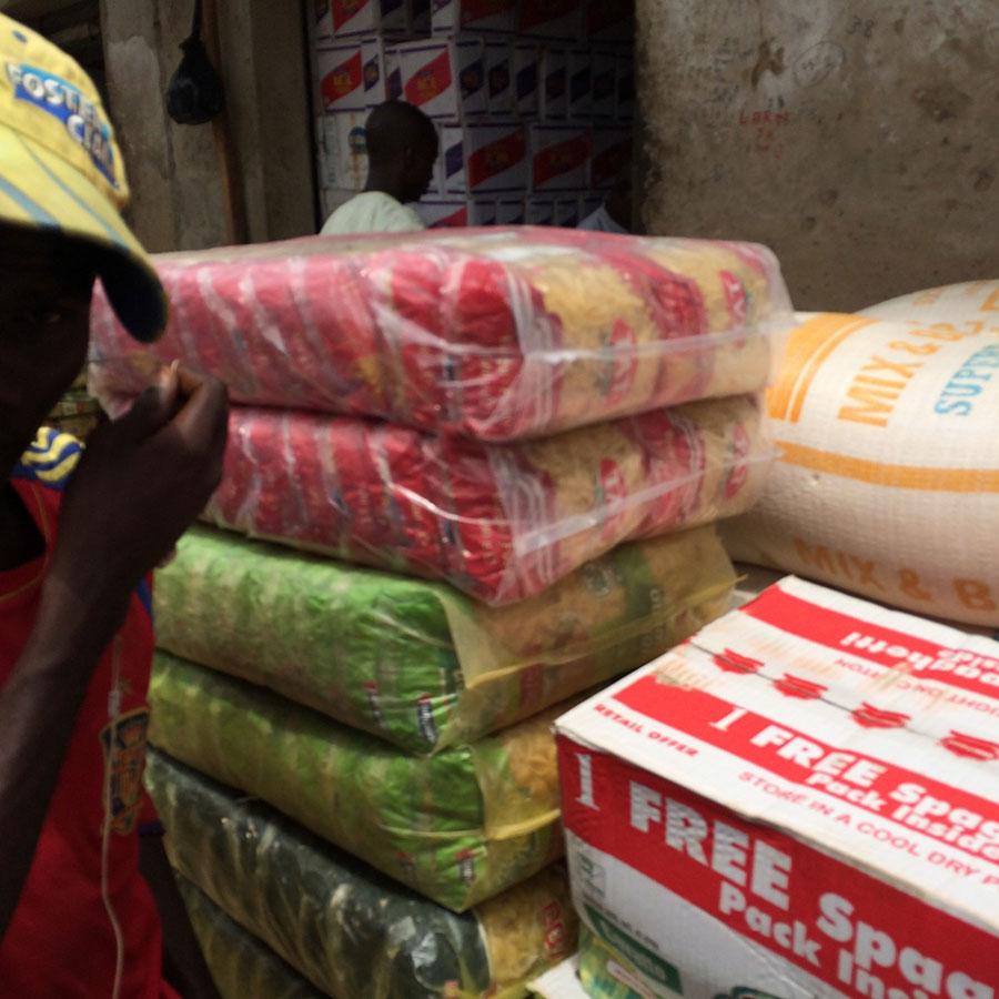 Visite du marché africain