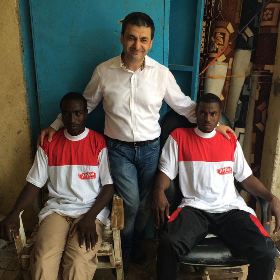 Visite du marché africain