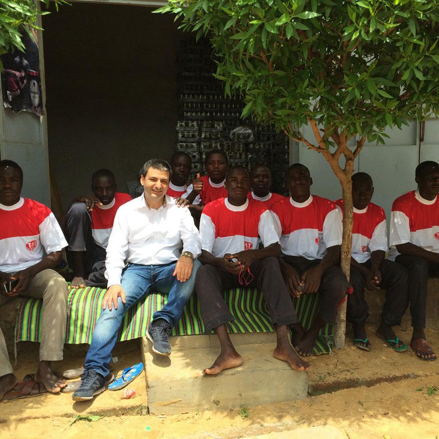 Visite du marché africain